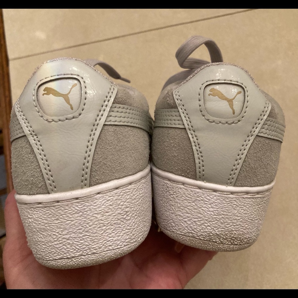 Puma Grey on Grey Suede, Soft Foam Size 9.5, Excellent Condition - Picture 6 of 7